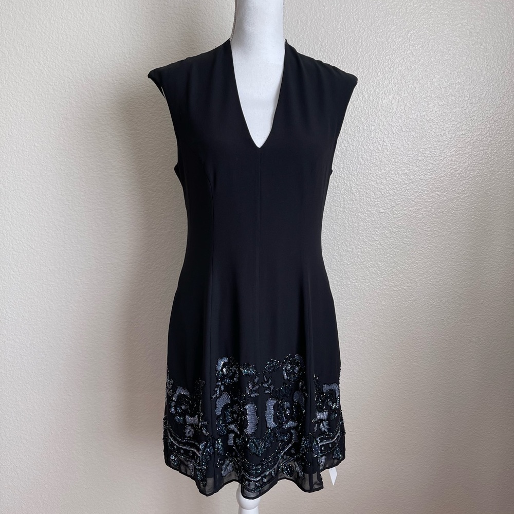 Needle & Thread beaded dress cocktail embroidered gatsby fitted embellished